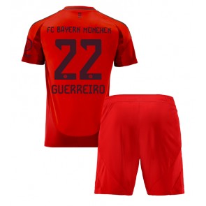 Bayern Munich Raphael Guerreiro #22 Hemmakläder Barn 2024-25 Kortärmad (+ Korta byxor)